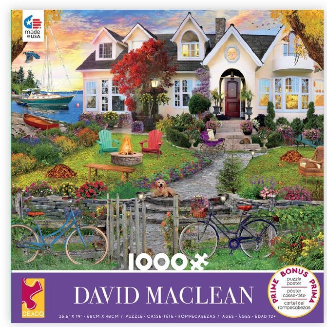 David Maclean Coastside Home (Ceaco 1000pc)