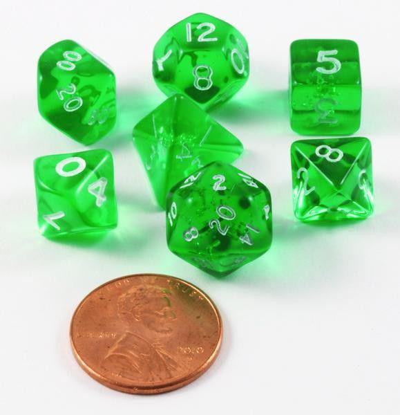 Green/white mini polyhedral