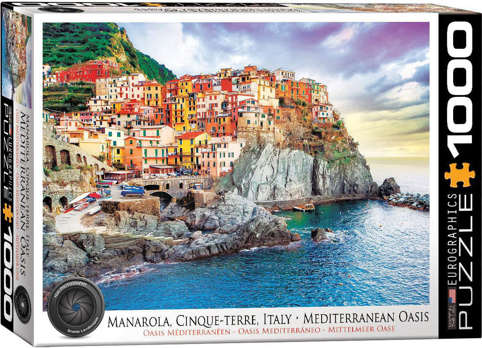 Manarola, Cinque-Terre, Italy: Mediterranean Oasis (Eurographics 1000pc)