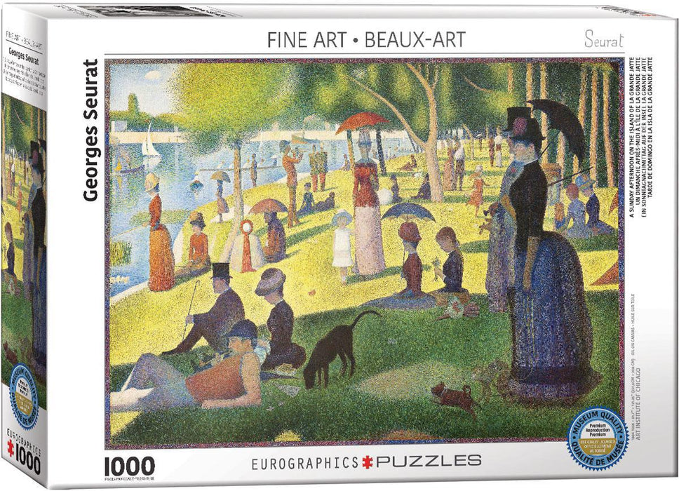 A Sunday Afternoon on the Island of La Grande Jatte - Georges Seurat (Eurographics 1000pc)
