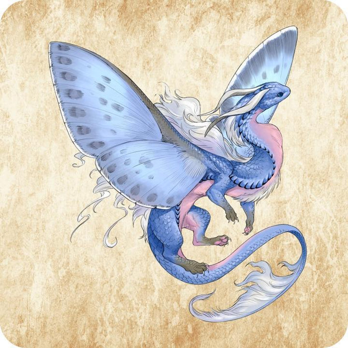 Coaster - Alcon Blue Moth Dragon