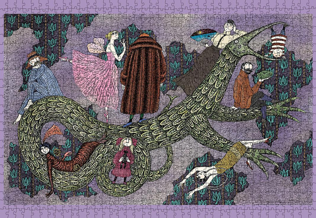 Edward Gorey - Drop Curtain (Pomegranate 1000pc)